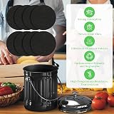 Ezebesta Compost Bin Filters Pack of 8 Activated Charcoal Universal 17cm view 6