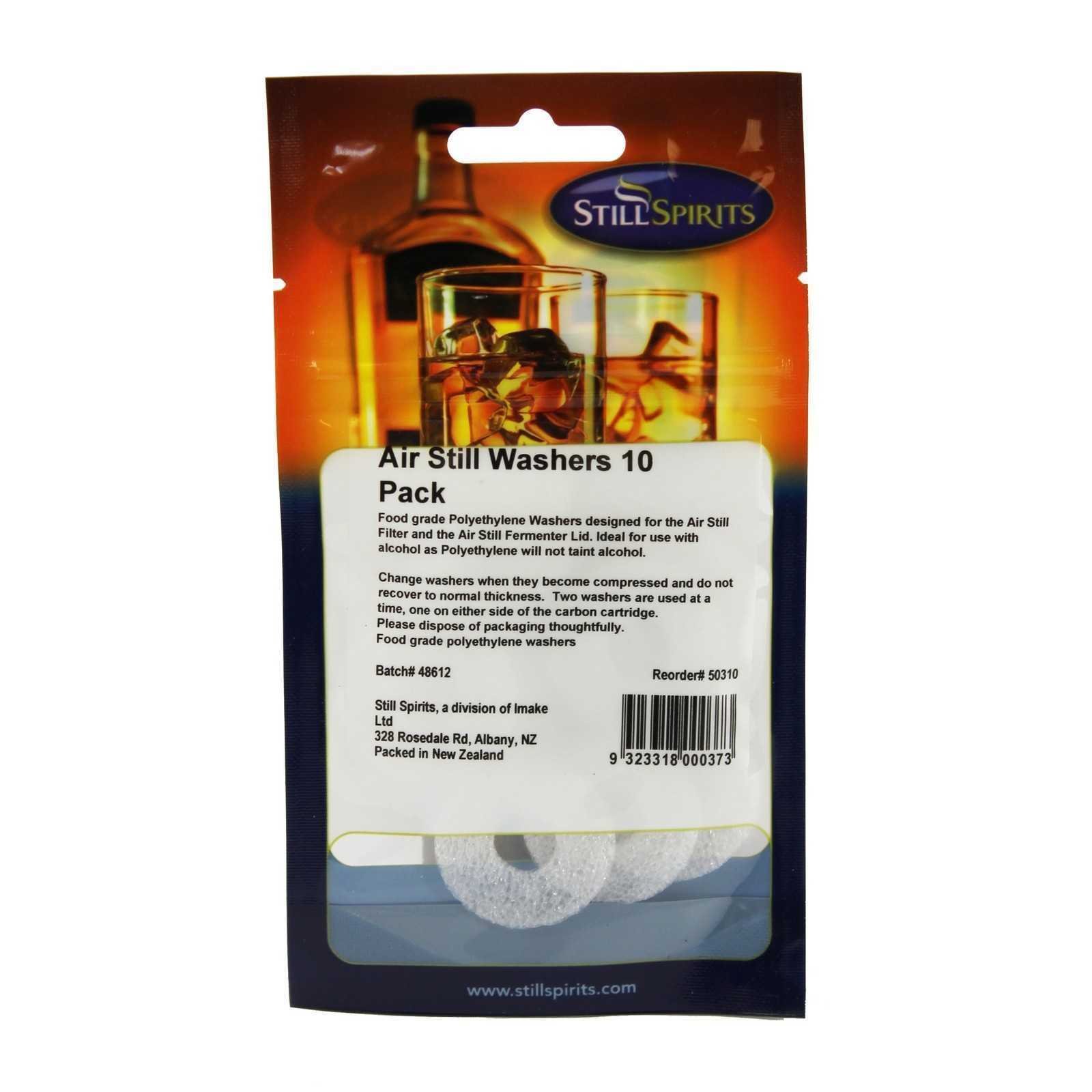 Still Spirits Air Still Washers - Pack of 10