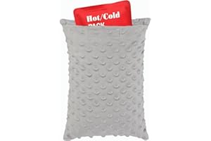 BNRendles Hysterectomy Pillow Pocket Tummy Pillows, Hysterectomy Recovery Gifts, Ice Pack Not Included, Small Portable Abdominal Cushion After Surgery Post C-Section Women Minky Dot Light Gray