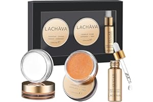 MARINE FOREST Lip Care Kit with Lip Exfoliator Scrub, Lip Sleeping Mask and Lip Essence Oil for Dry Cracked Lips, Repair and Moisturize Your Lips All Day