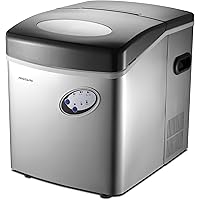Frigidaire EFIC115 Extra Large Ice Maker, Stainless Steel, 48 lbs per day