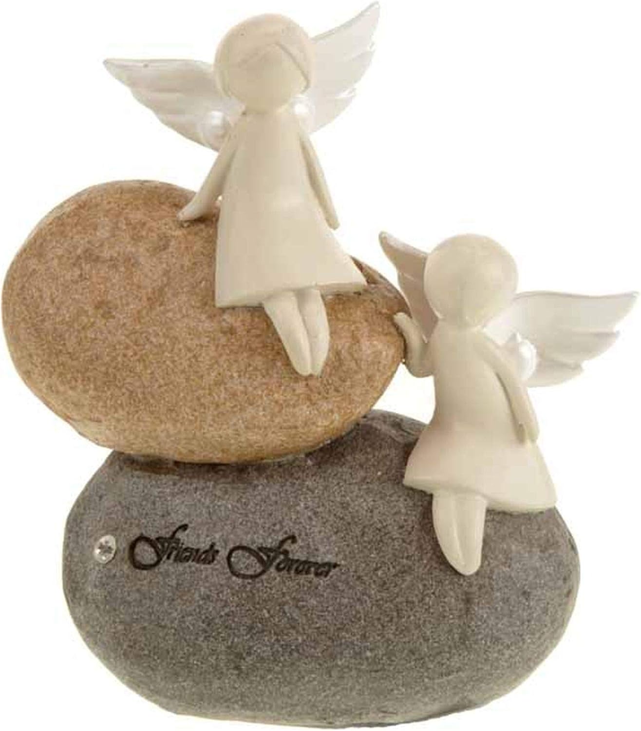 Friends Forever Angel Stones, Birthday, Christmas, Any Occasion Gift, Black