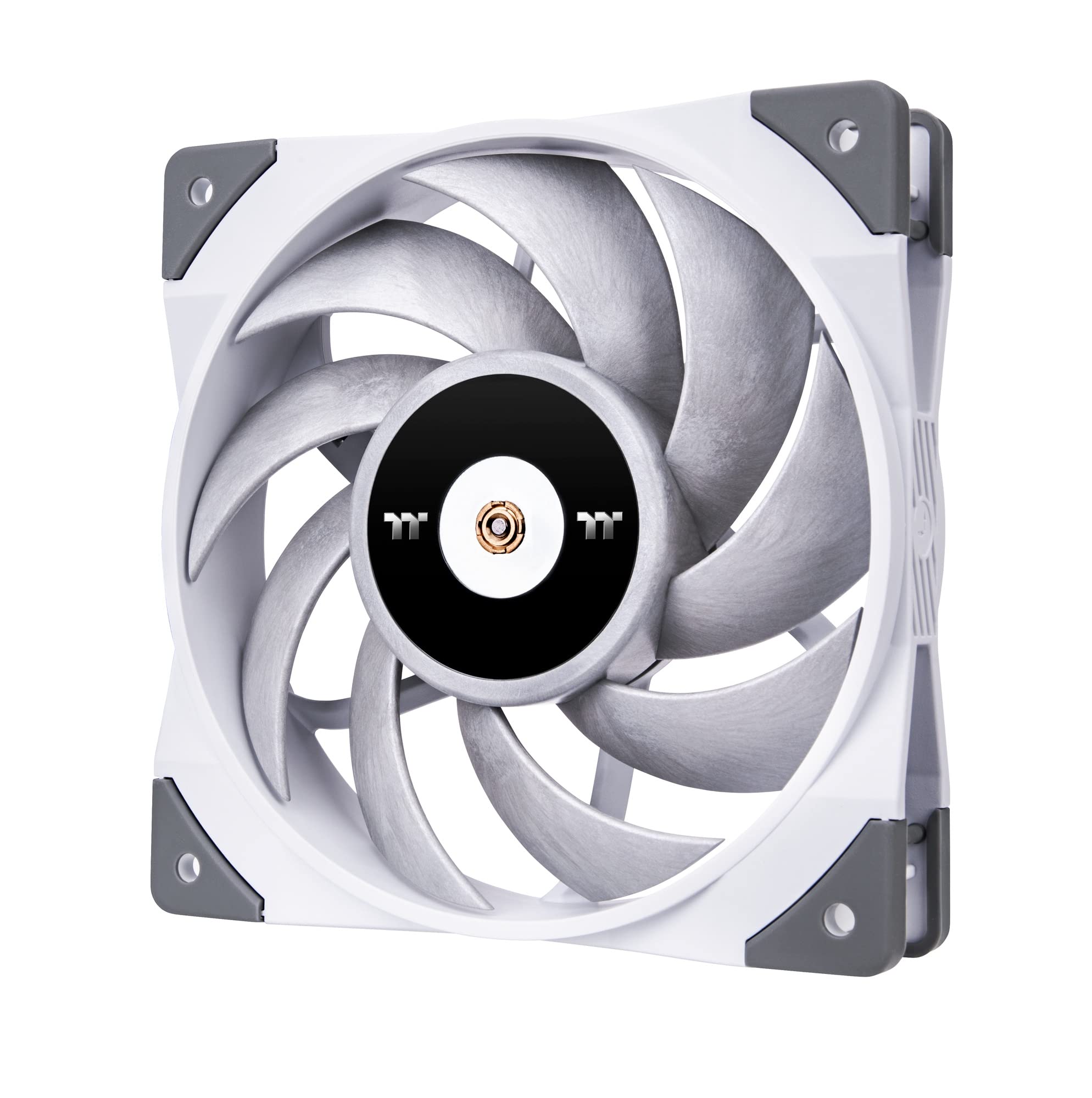 Thermaltake TOUGHFAN 12 White High Static Pressure Radiator Fan (Single Fan Pack) | low noise PC Fan | Case Fan | white — image 1