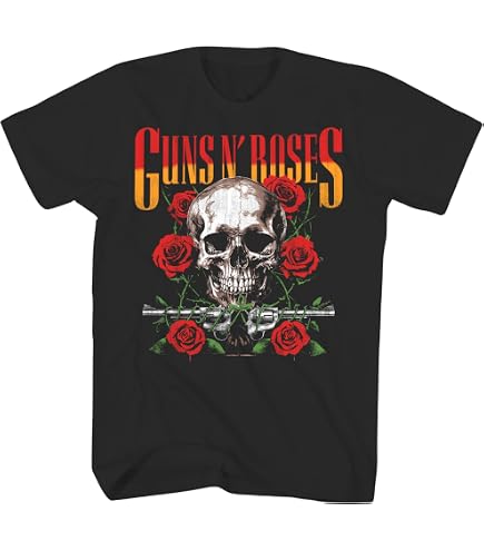 Amazon.com: Bravado Men's Guns N' Roses T-Shirt,Black,Small