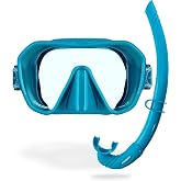 Cressi Mask &amp; Snorkel Combo for Snorkeling- Lightweight and Comfort with High Performance- Z2 &amp; Corsica - Designed in Italy