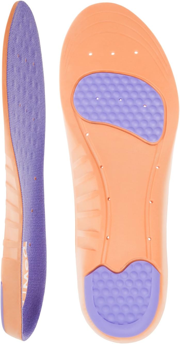 DJMed Stamina - Soft Shoe Anti-Fatigue Cushion Insoles - Inserts Support Standing, Running, Sore Feet, Hiking, Heel Pain (Womens 4-6.5)