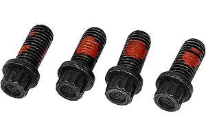 Dorman 80992 Rear Driveshaft Flange Bolts Compatible with Select Models, 4 Pack