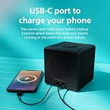 Philips TAR4600 Dual Alarm DAB/FM Clock Radio with USB-C Charging Port view 5
