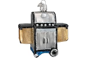 Old World Christmas, BBQ Ballpark Foods Glass Blown Ornaments for Christmas Tree