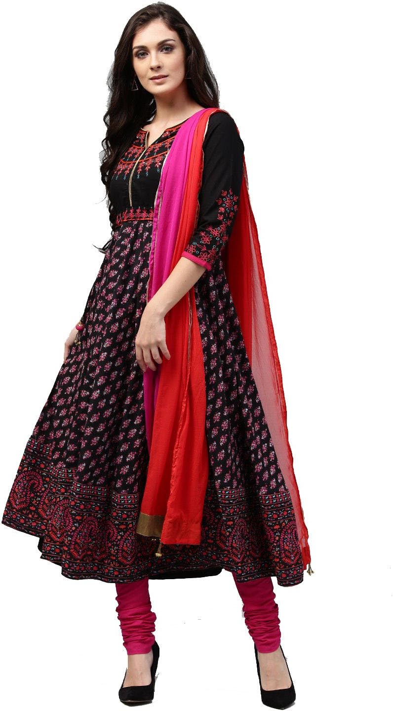 Indian Designer Women Bollywood Kurti Party Wear Long Top Tunic Salwar kameez Red Party Wear Tunic Dress