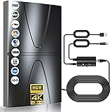 2024 Updated Amplified TV Antenna,1400 Miles Range