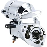 Harley Davidson Chrome Starter New for 1993-2006 Road King Heritage Softail | Dyna Super Glide Wide Glide Ultra Night Train, 3155394A 2280002550 18199N SHD0006C 41052276