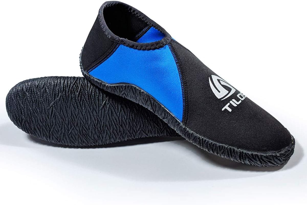 First Truly Ergonomic Scuba Booties 5mm Titanium Tilos TruFit Dive