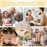 Yintiny Rechargeable CD Player with Speakers Bluetooth Transmitter Home Decor view 7