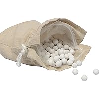 Webake 10mm Ceramic Pie Weights with Cotton Bags, Over 600 Beads Enough for 2 Pie Crusts, up to 1.6LB, Reusable Pie Weights f