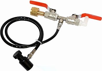 Amazon Com Trinity Co2 Refill Station Paintball Tank Co2 Cylinder Fill Adapter W High Pressure Hose Sports Outdoors