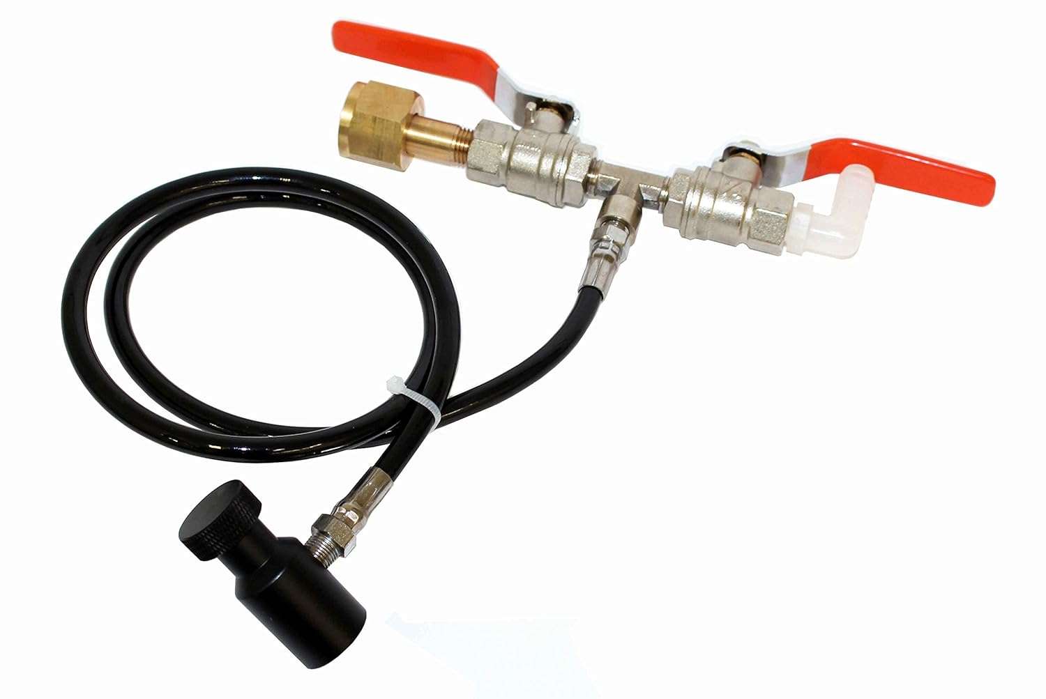 Trinity Paintball Dual Valve Lever 36" Hose CO2 Fill