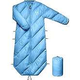 AZITREK Walkable Toddler Sleeping Bags for Kids, Boys Girls (2T-4T) - Puffy Camping Sleeping Sack for Indoor, Outdoor, Travel, Sleepover, Slumber Party (up to 46 in)- Machine Washable, Lightweight