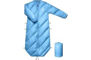 AZITREK Walkable Toddler Sleeping Bags for Kids, Boys Girls (2T-4T) - Puffy Camping Sleeping Sack for Indoor, Outdoor, Travel