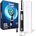 Oral-B Pro Limited Electric Toothbrush, Black, Rechargeable Power Toothbrush with 2 Brush Heads and Travel Case