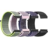 ShuYo Sport Loop Nylon Band18mm 19mm 20mm 22mm Watch Band Quick Release,Soft Fabric Nylon Adjustable Rugged Velcro Replacement Wristband Strap for Men Women