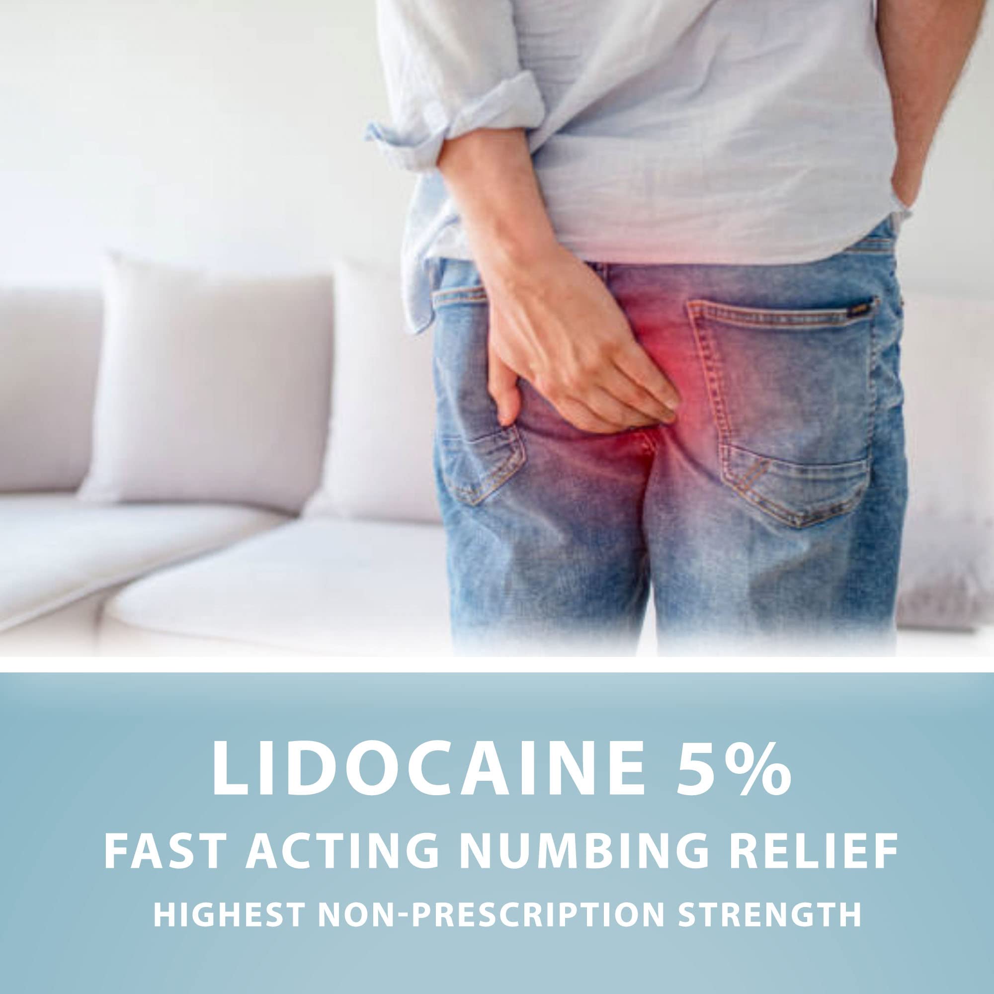 Curist 5% Lidocaine Cream Maximum Strength Topical Pain Relief - 6 oz (170 g) XL Tube - Numb Quickly & Effectively Numbing Formulation - (1 Pack - 6 oz Tube)