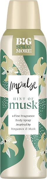 Impulse Hint Of Musk Body Spray Deodorant 150 ml Brand New