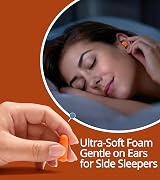 JANYUEPAI 12 Pairs Foam Ear Plugs 38dB SNR Noise Cancelling Blue Orange Case view 6