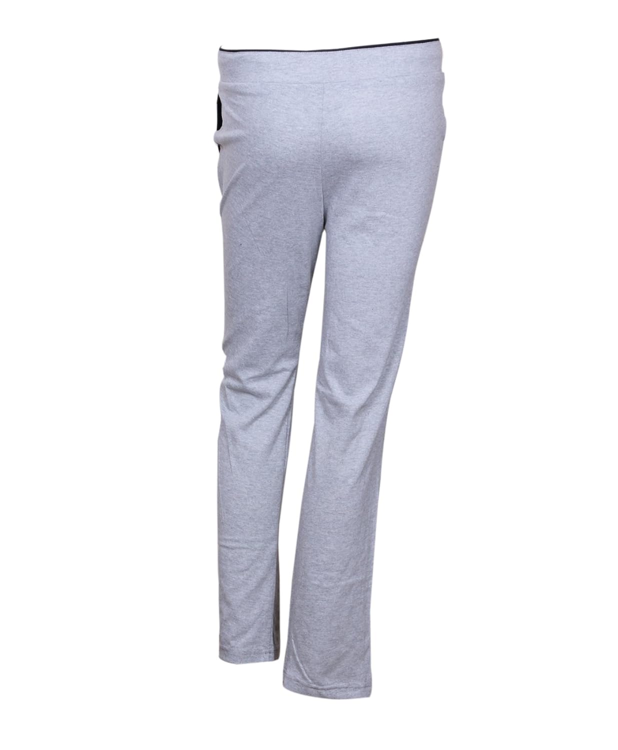 indistar women's cotton gray track pant-night wear