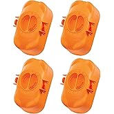 FROG Replacement Chlorine Cartridge for use with Flippin’ FROG XL Floating Sanitizer System - Prefilled Cartridges Support Easy Pool Maintenance and Cleaner & Clearer Water - 4 Pack