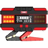 SAFEMATE PJS06 3000A Car Battery Jump Starter, Portable 12v Battery Booster, Jump Box and Charger, with Voltage Detection, Built-in Protection and LED Warning Light for 10l Gas and 8l Diesel