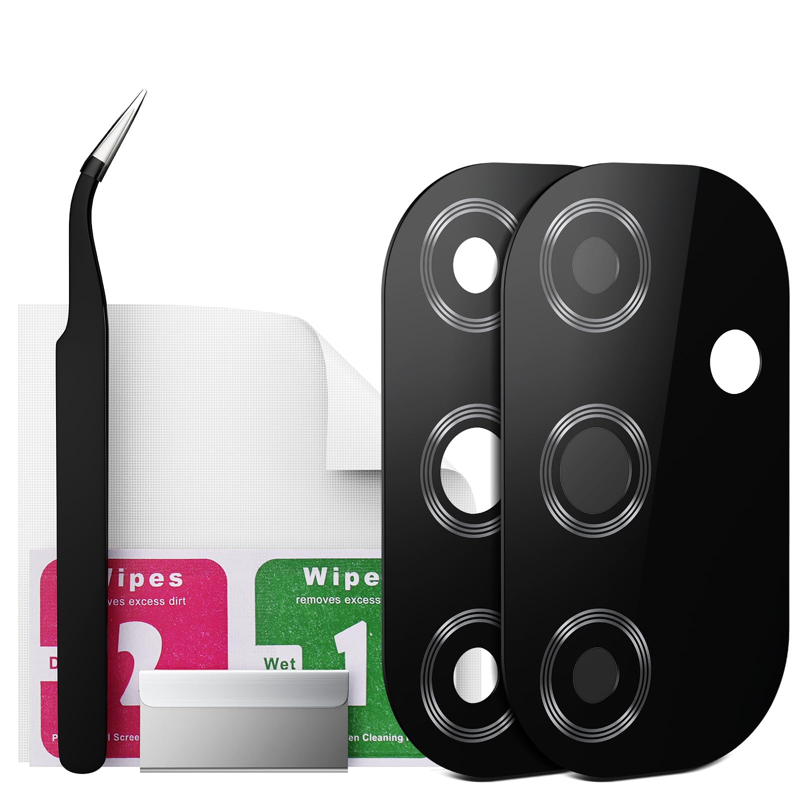 Eonpam 2 Pack Back Camera Lens Glass Replacement for OnePlus Nord N100 Original Quality with Professional Repair Kit