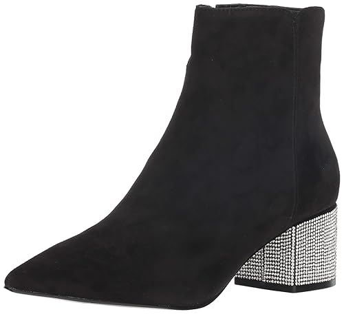 nine west black suede ankle boots