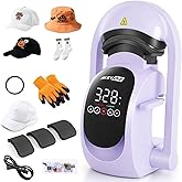 AKEYDIY 3-in-1 Auto Cap Heat Press Machine, Hat Heat Press with 3pcs Replaceable Heating Pads, Automatic Release&Press Large 