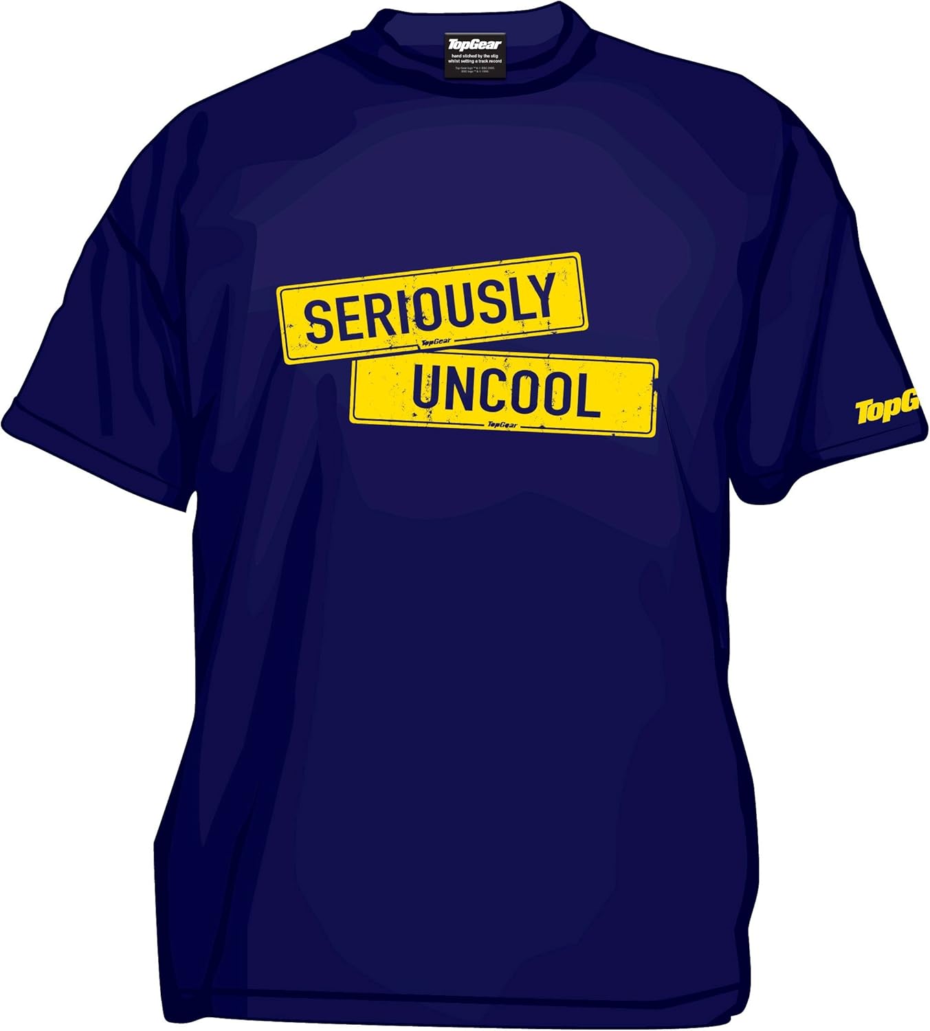 Top Gear Official Merchandise Seriously Uncool Large Navy Amazon.co