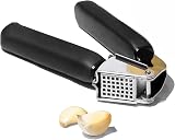 OXO Good Grips Garlic Press Stainless Steel Large Hopper Comfort Handles