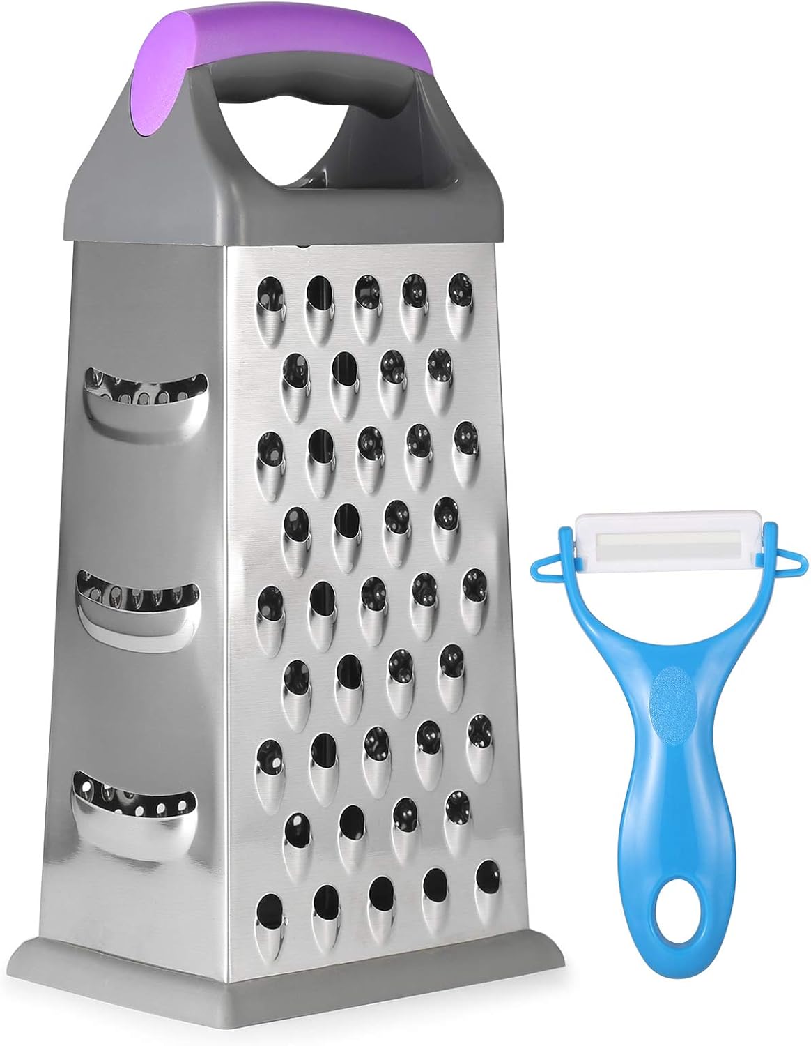 YOJOB Cheese Grater, Box Grater best for Parmesan