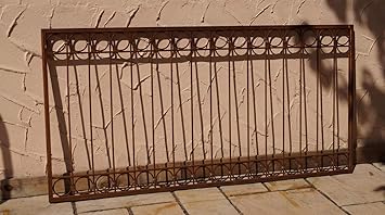 Gabella Metallzaun Schmiedeeisen Eisenzaun Zaun Zaune Anello Z80 200roh Rostig Amazon De Garten