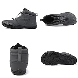 Dinint Barefoot Shoes Men Women Wide Toe Box Winter