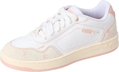 - Flores Artesanales de Corte, Ténis de Mulher, Quartzo Puma Branco-Rosa,