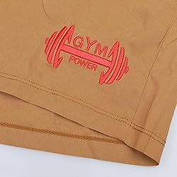 Muscle Alive Men's 4" Running Workout Shorts with