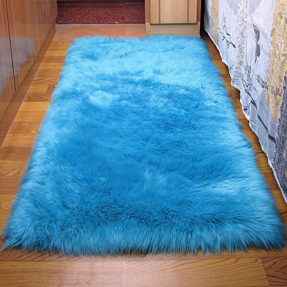 Amazon.de: Shaggy Weiche Teppiche Künstliche Wolle Flauschige Waschbar