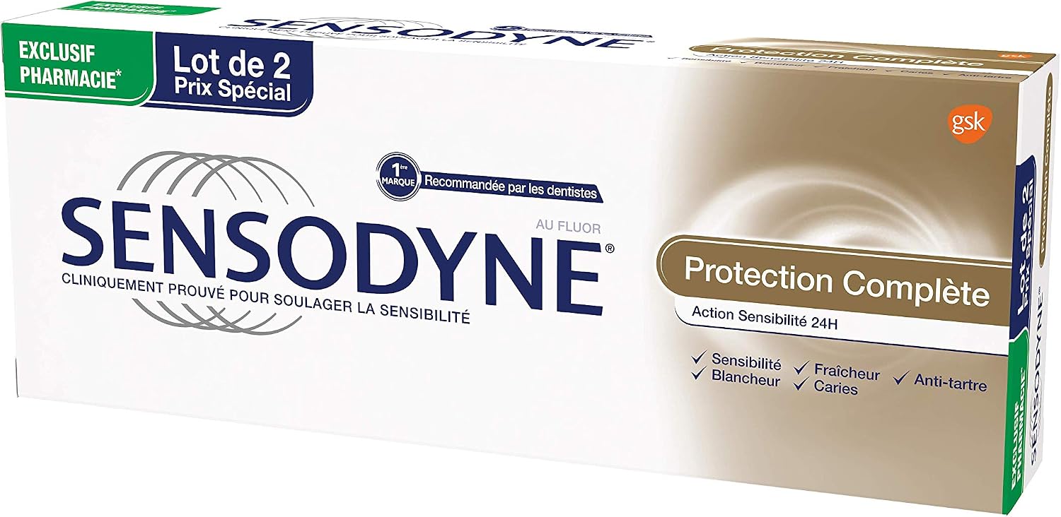 Sensodyne Complete Protection 2 x 75ml, 150 ml (Pack of 1)