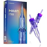 Mast Tattoo Pro Tattoo Cartridges 20Pcs Assorted Mixed Sizes | 1RL 3RL 5RL 7RL 5RS 7RS 7RM 9RM 15RM Disposable Round Liner Shader Magnum Tattoo Needles for all styles