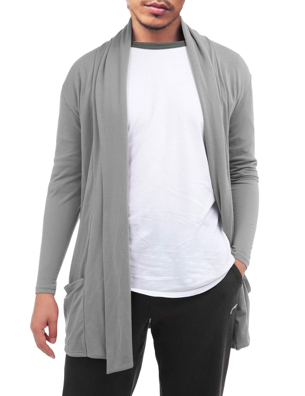Mens drape cardigan Clearance
