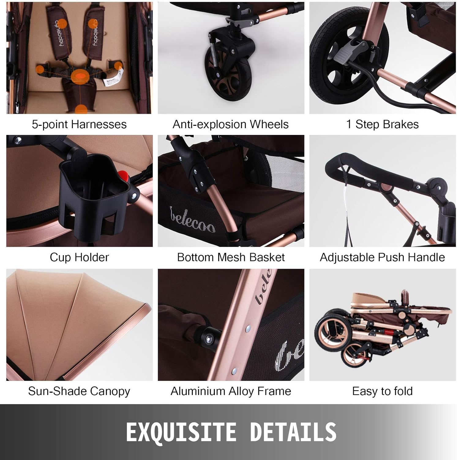 poussette multifonction 3 en 1