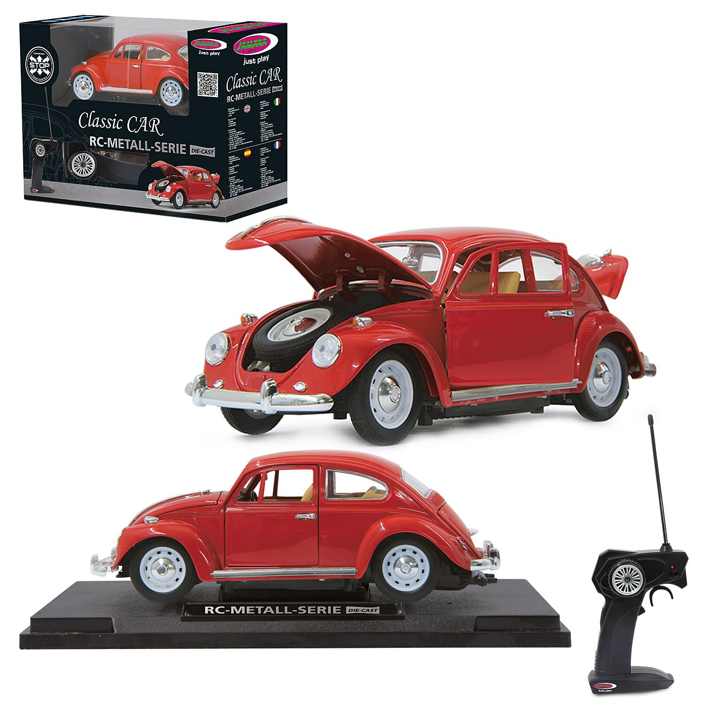 Jamara, RC VW Beetle, 1:18 RC die-cast
