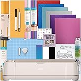 Cricut Maker 4 Cutting Machine with Sampler Vinyl Rolls Bundle - Electronic Craft Die-Cutting Machine with Variety Vinyl, Tra