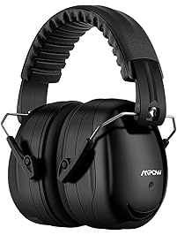 Mpow 035 Noise Reduction Safety Ear Muffs, Shooters Hearing Protection Ear Muffs, Adjustable Shooting Ear Muffs, NRR 28dB Professional Ear Defenders for Shooting Hunting Season, with a Carrying Bag