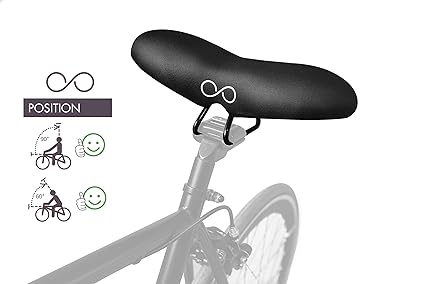 Satteln Sie Ihr Fahrrad mit dem neuen SellOttO-II-A20 FRECCIA - Fahrradsattel bequem Gel für Stadt und Ausflug – Kein Druck a